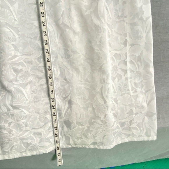 Vintage Bard's Nightgown & Robe Set Floral Sheer Floor Length - Picture 14 of 14